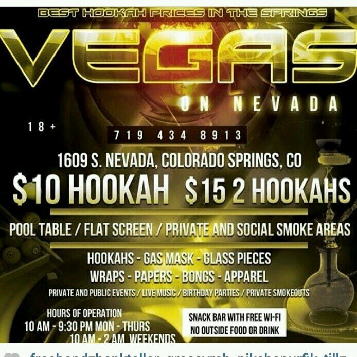 COME & SEE WHAT THE NEW HYPE IS ABOUT #VEGASONNEVADA  #POOL #MUSIC #HOOKAHS 1609 S NEVADA COLORADO SPRINGS