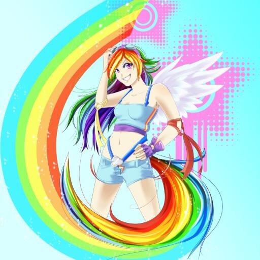I'm the fearless and awesome Rainbow Dash! I'm 20% cooler than you, by the way. #MultiverseRP #Single