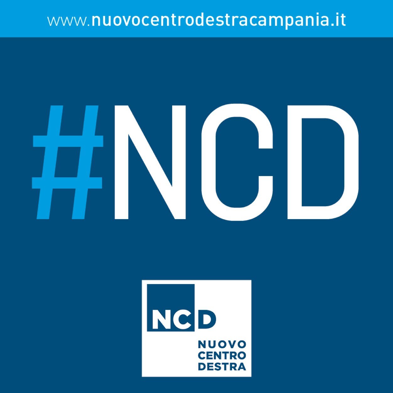 Profilo ufficiale NCD-AP Napoli con Angelino Alfano