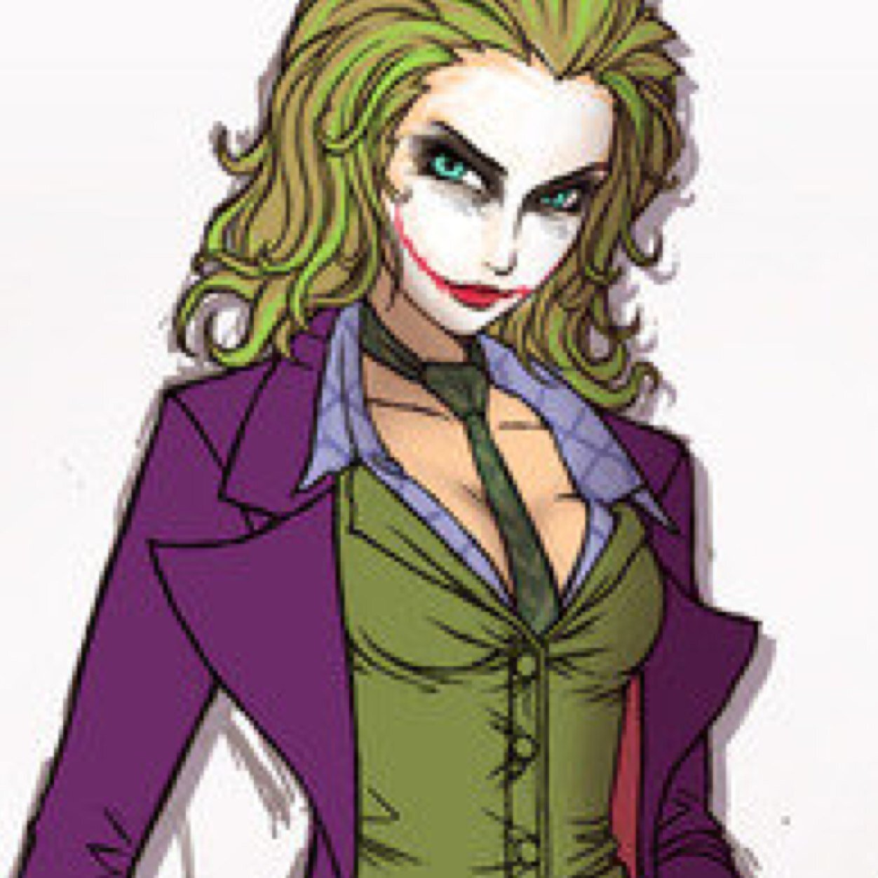 Actual_Joker's profile picture. Quit the talk and get me the BAT! [Open RP / Fem joker]