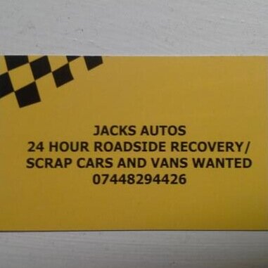 jacksautos24_7's profile picture. 24hr Recovery/ Scrap Cars Wanted For Cash and Car Transportation 07448294426