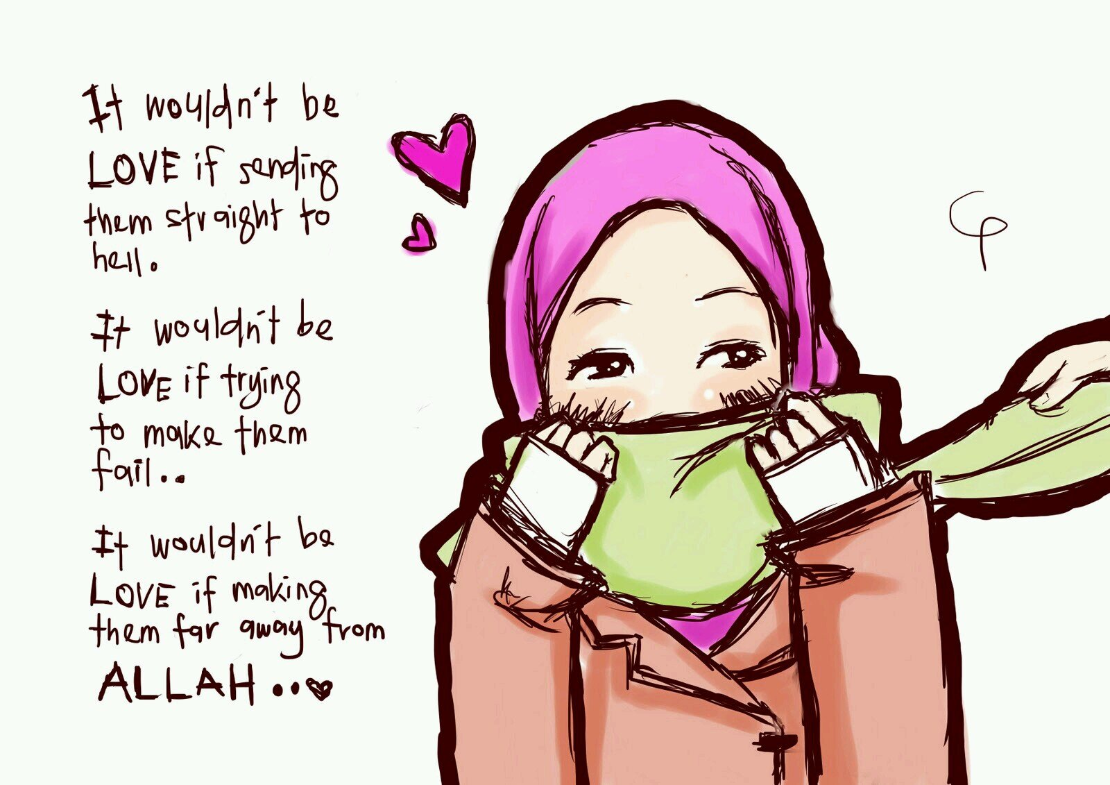 try to be sholihah