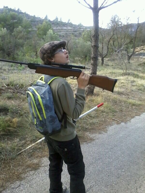 cazador de caza menor, amante de los animales y de las armas desde los 5 años. I LOVE HUNTING