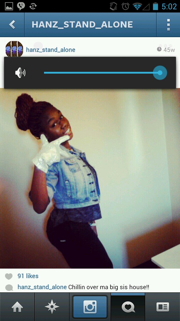 just being me