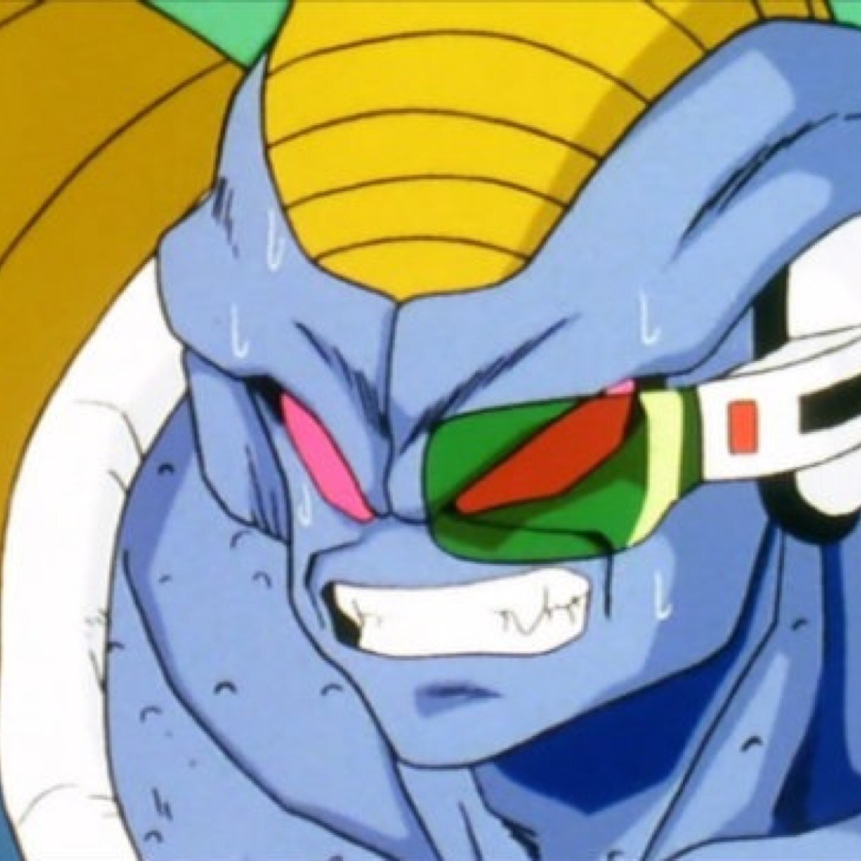 Blue Hurricane, Burter! Third member of the elite Ginyu Force. You mess with me, and I'll tear you apart at blinding speeds! {#DBZRP}