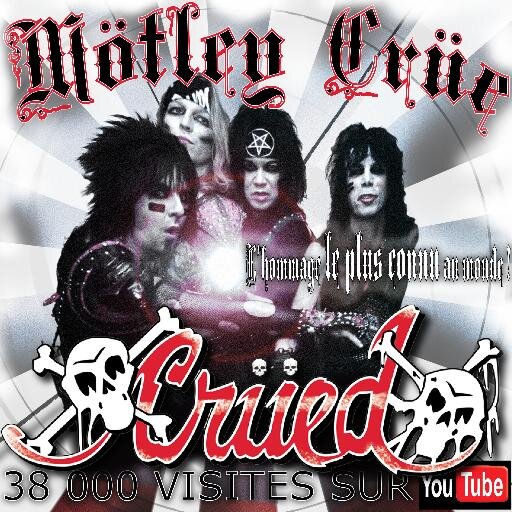 CRüED est le spectacle hommage à Mötley Crüe le PLUS populaire et le plus connu au monde par les fans, avec au dessus de 50 000 visites sur leur profil YouTube!