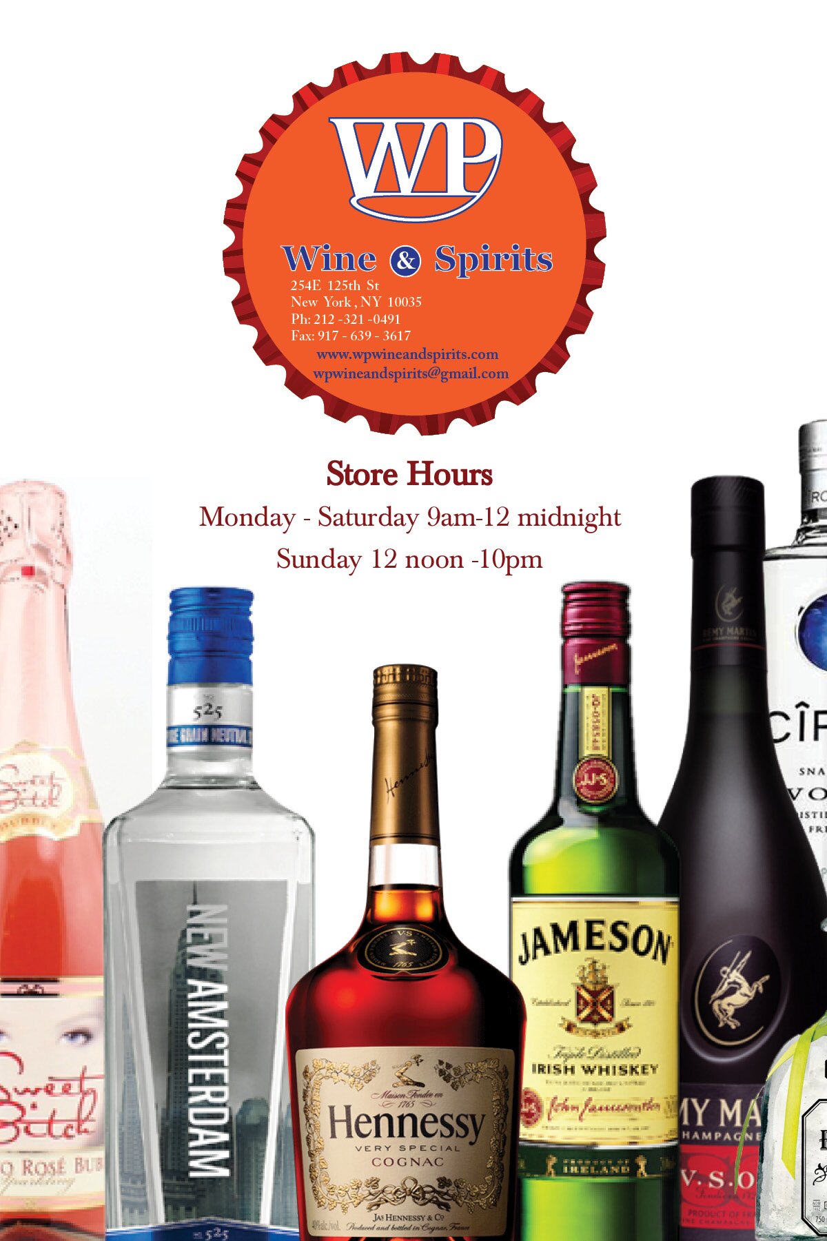 wpwineandspirit's profile picture. WP Wine and Spirits is a purveyor of alcohol brands located at 254 East 125th Street, NY, NY. The location carries a  variety of brands, both classic and niche.