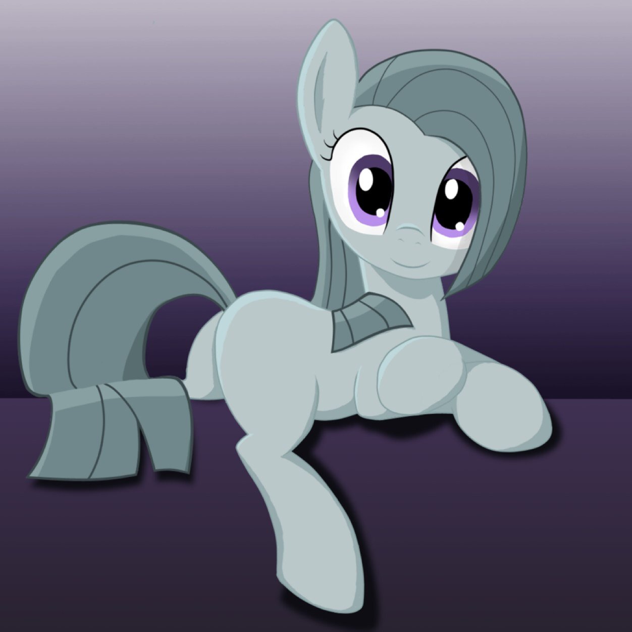 Hi i'm Marble Pie! But please call me Inkie Pie! My mom is @mlpCloudy, my dad is @mlpIgneous. Also one of @mlp_Pinkie's sisters. Twin to @mlpLimestone.
