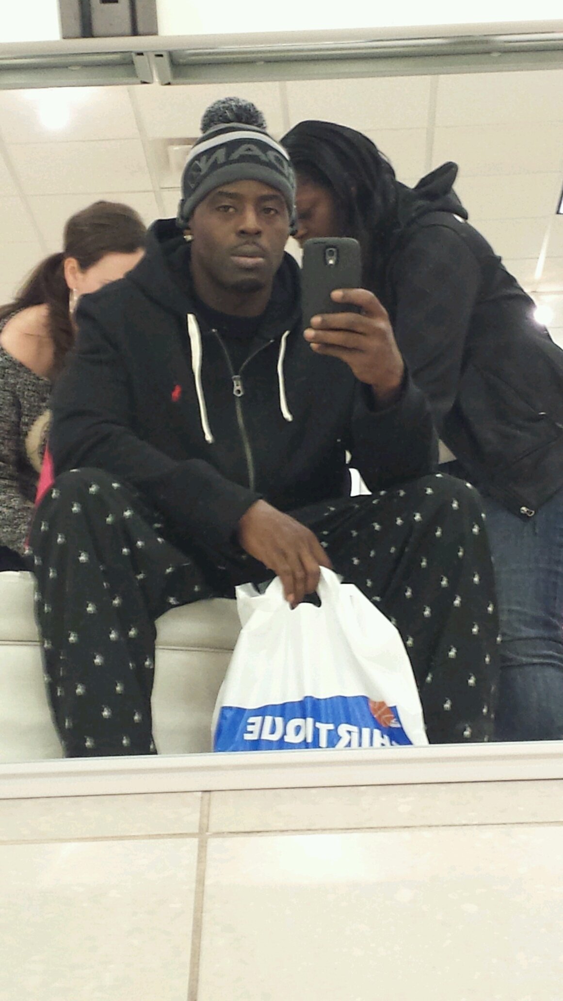 Black and ugly as ever; how ever i stay gucci down to the socks, rings and watch filled wit rocks....