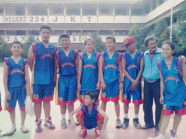 234 Junior High School Basketball Team. Nuestra Fuerza Eres Tu. We all in here!