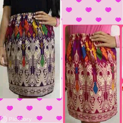Rok songket bali cuma 55rbu/pcs. Beli 1 seri dpet potongan harga.