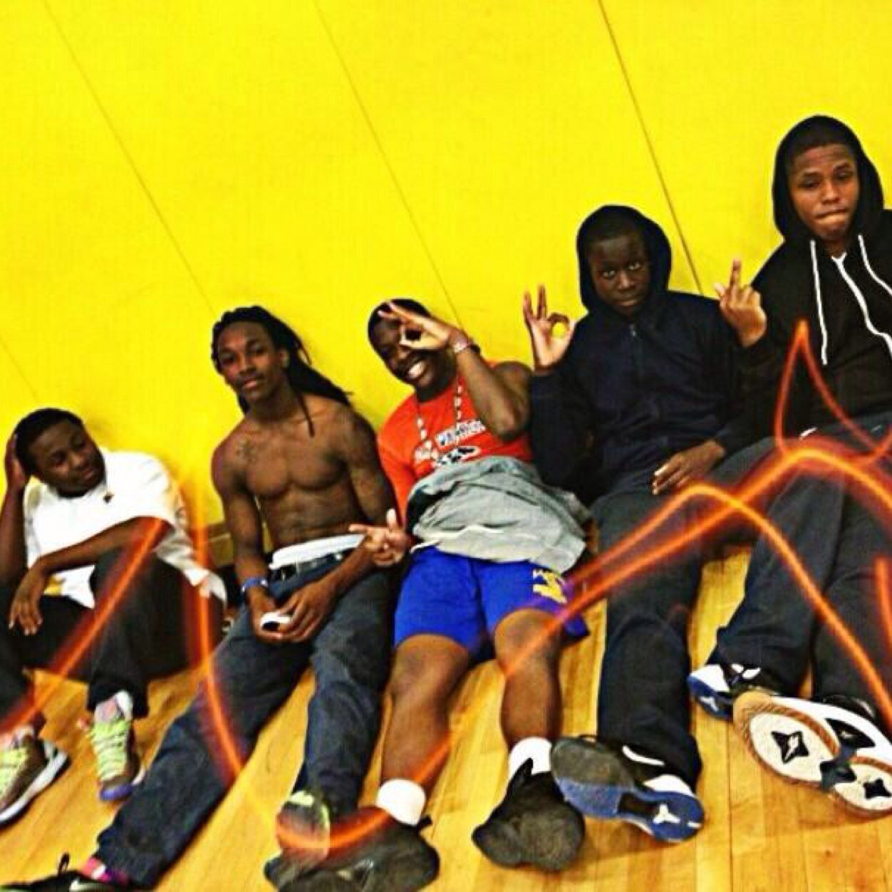 W.T.F is wat the fuck nigga at da top its jst us nigga niggas said i changed but im wit my same crew
