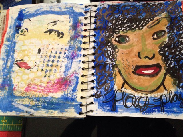mixed media health professional
