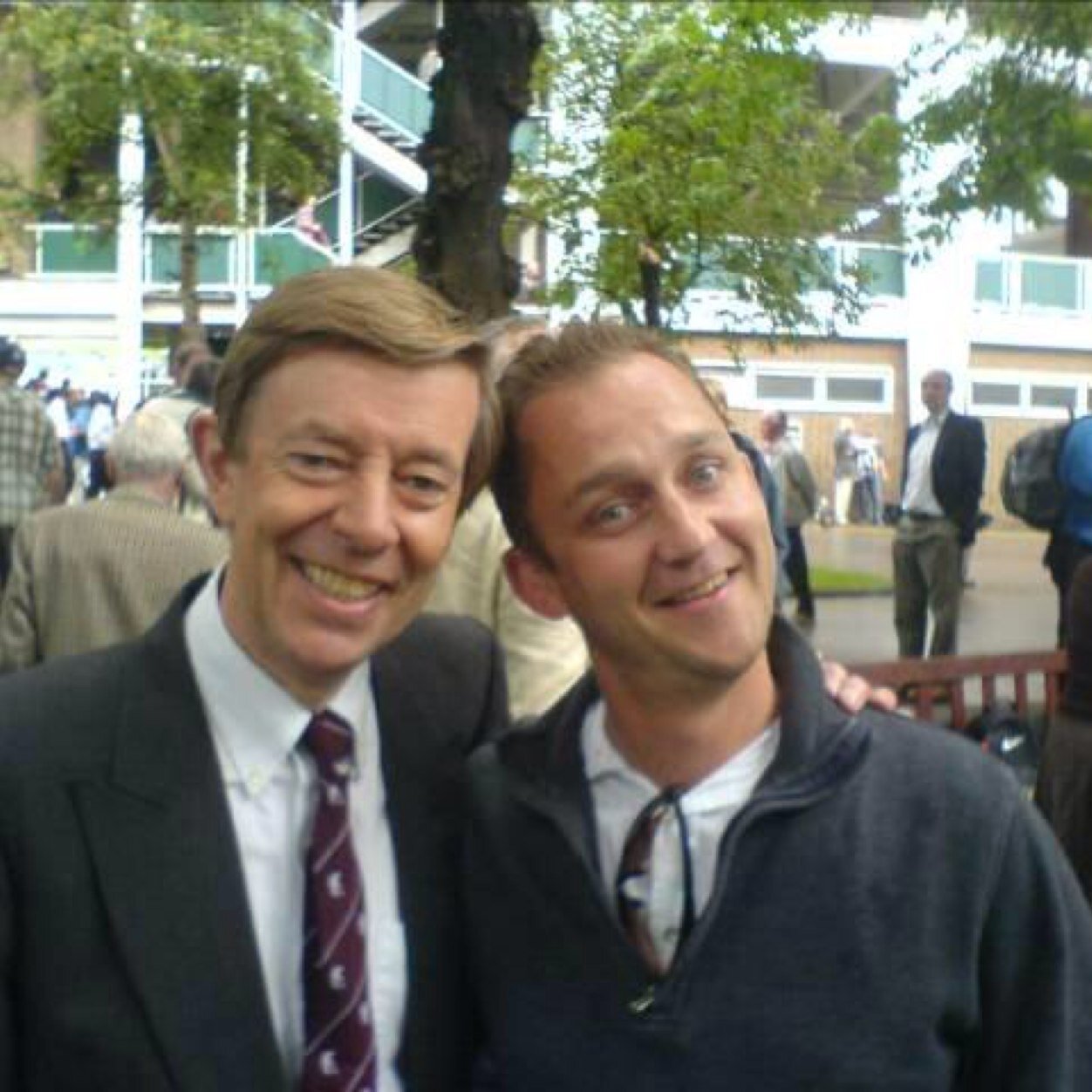Overly competitive, overly sarcastic old git.