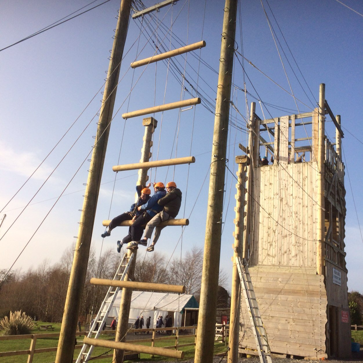 High Kings Adventure Tower. 150M zip wire over a lake, abseiling, climbing, jacobs ladder,Leap & Team building & beaver ball & much more 01 8240197