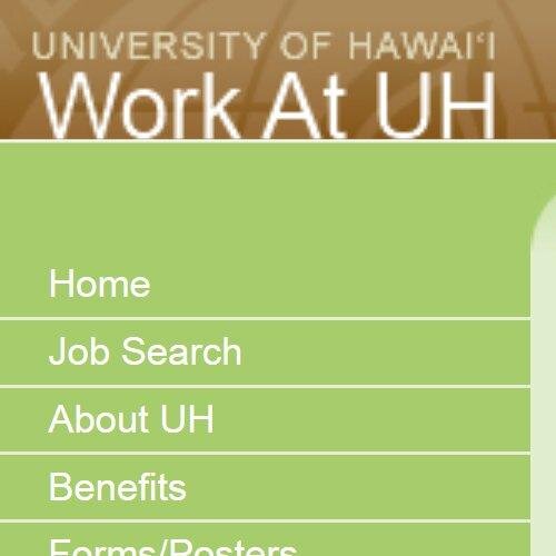 workatuh's profile picture. Updates from University of Hawaii Work At UH website every 5 minutes. This account not affiliated with UH (although I work at UH). By Richard Halverson, PhD.