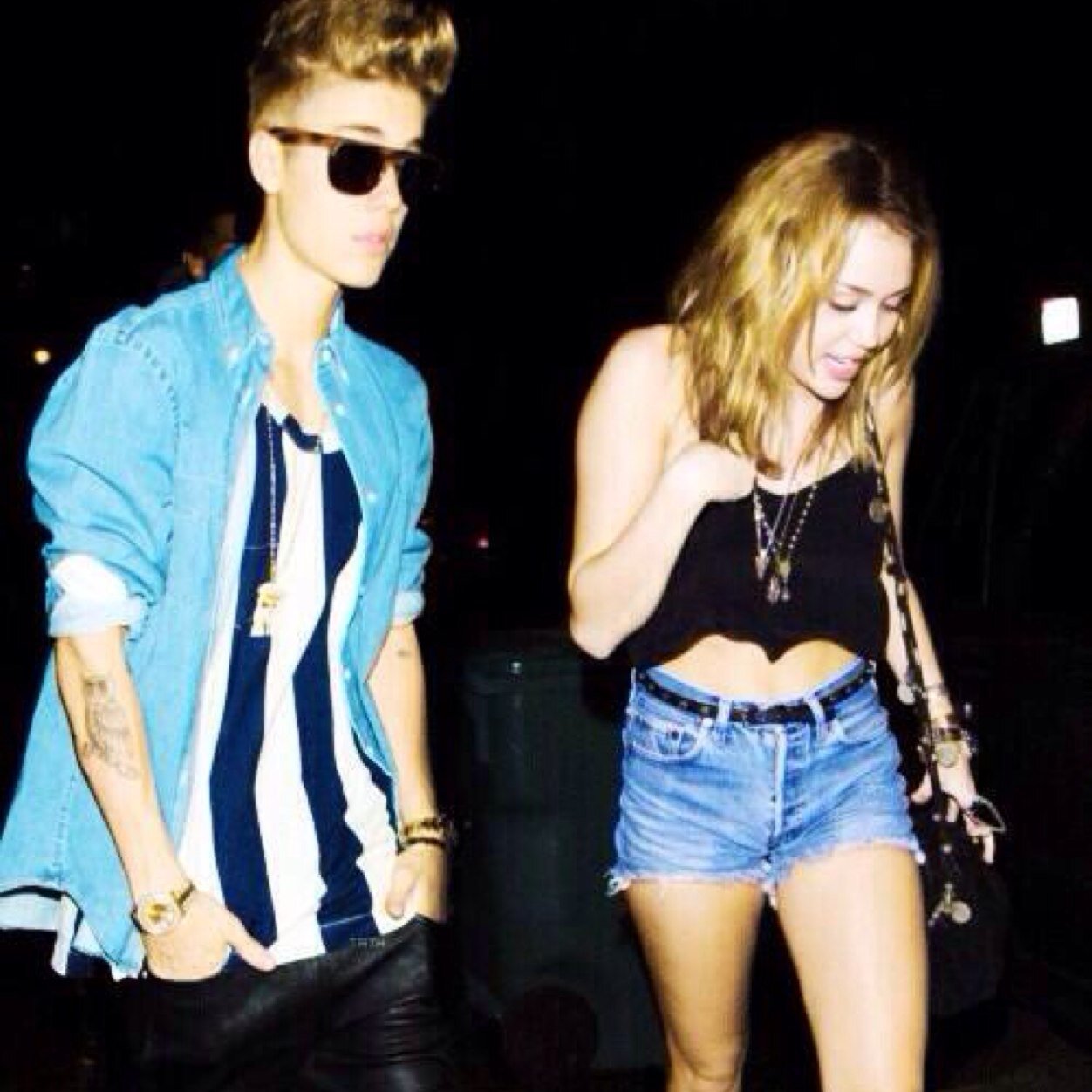 Miley is my queen and justin is my king. They are my life. Believe in your dreams and anything is possile #neversaynever #believe