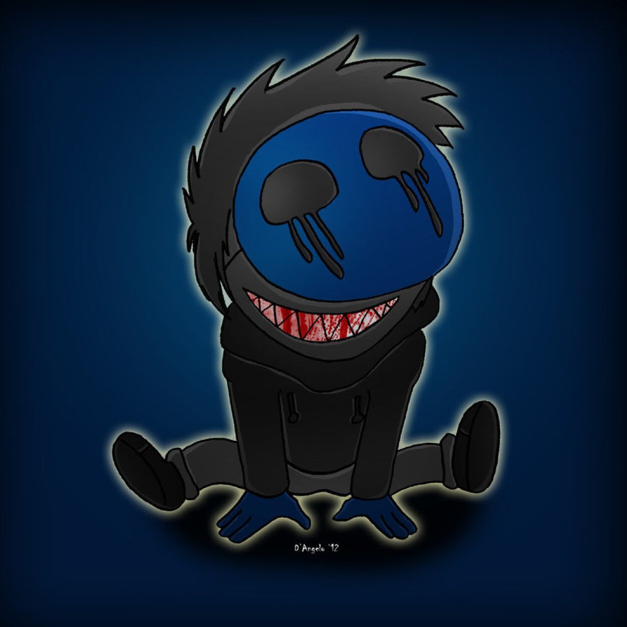 I AM THE CREEPYPASTA EYELESS JACK I WILL CLIMB THROUGH YOUR WINDOW FOR YOUR KIDNEYS AND HEARTS!!!! SLEEP TIGHT #straight #single. #teaminsanity