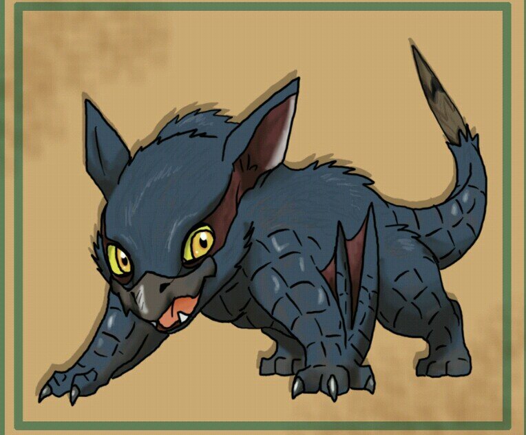 El más poderoso de todos los dragones. Negro y alado. Descendiente de Glaurung. #SpanishFakeESDLA #LigaDeLosDragonesDeTwitter