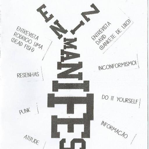 Zine punk, independente, DIY.