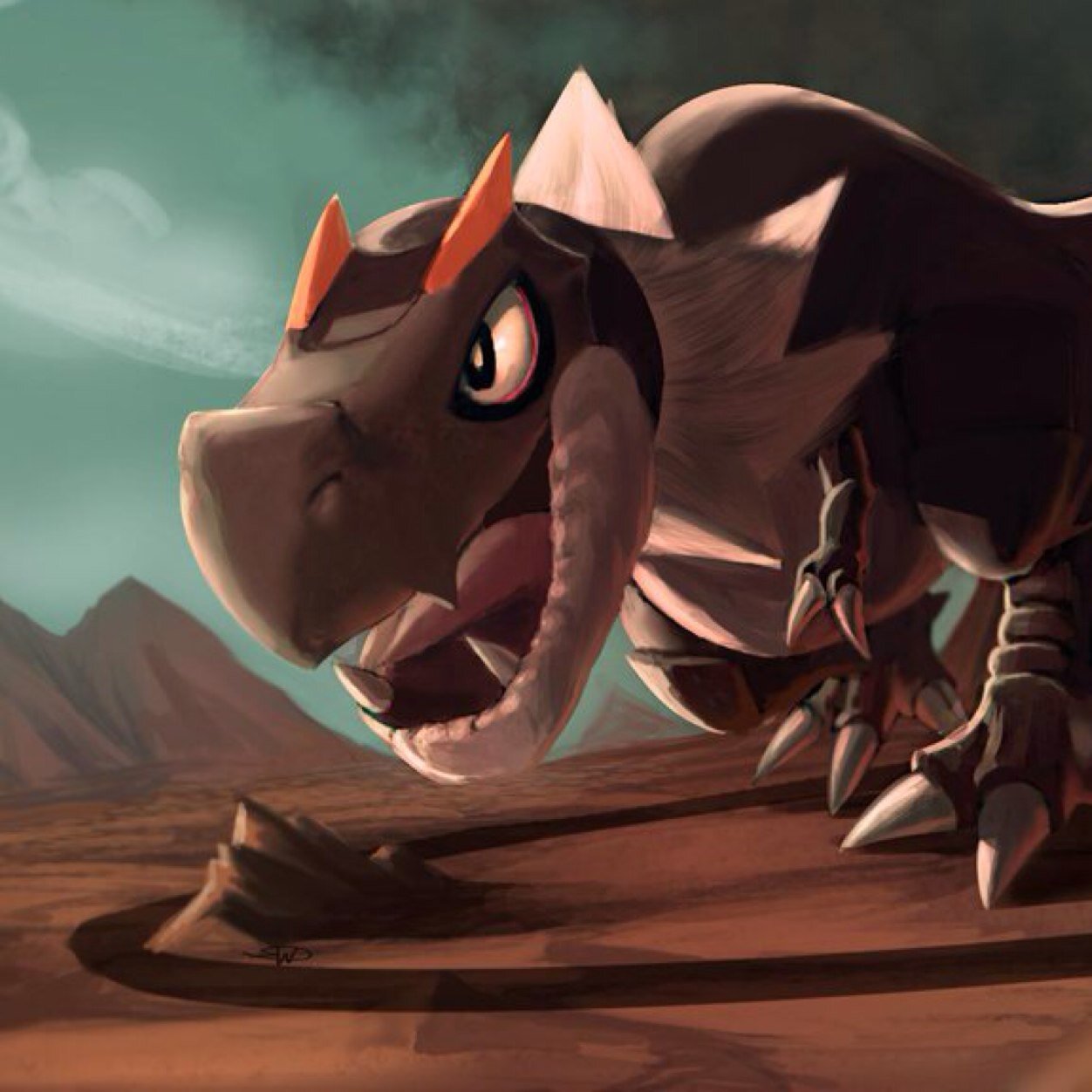 I'm Tyrunt. I know Dragon Claw Crunch Earthquake and Dragon Tail. I'm looking for a trainer. #Multiverse
