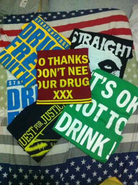 Legacysxe merch supporting Drug Free Youth and  the straight edge lifestyle (Pin)21758505 | 08159270390