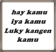 eleng dan waspada,banyak godaan di luar sana