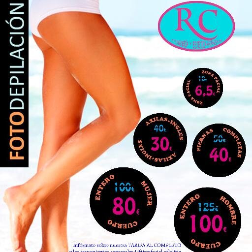 PELUQUERÍA , ESTÉTICA Y FOTODEPILACIÓN RC