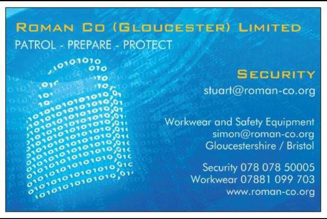 PATROL - PREPARE - PROTECT                    Security, Door Supervision, Key Holding, Workwear & Safety Equipment