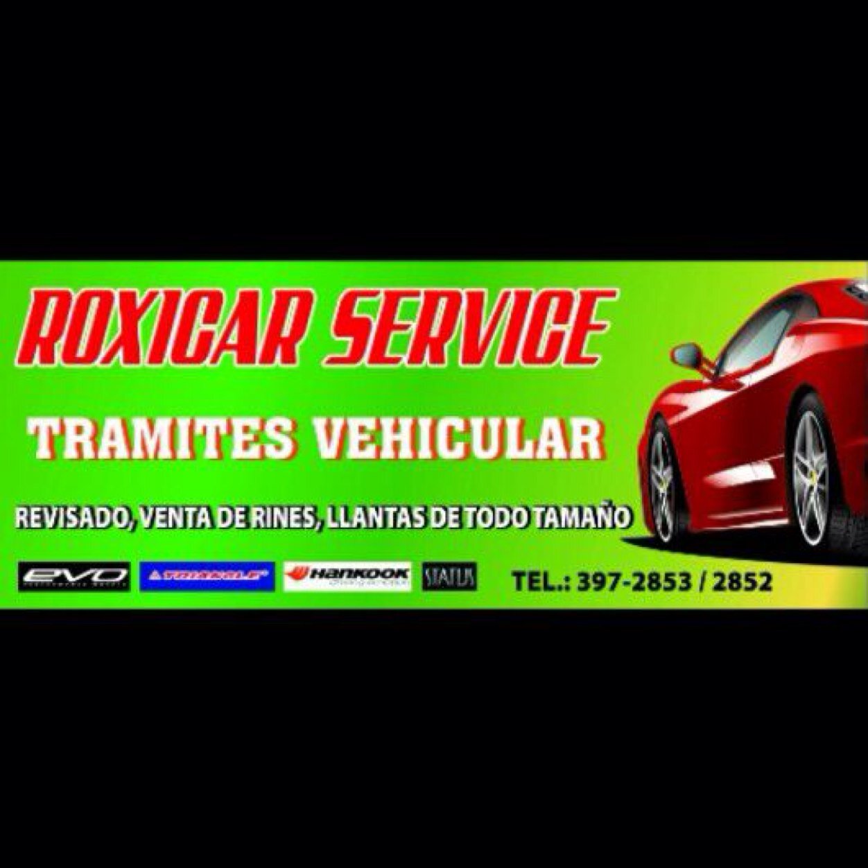 Roxicarservise, Trámite vehicular Revisado traspaso venta de rines y llanta, Villa Fernández de Córdoba detrás de plaza ágora tel 3972853