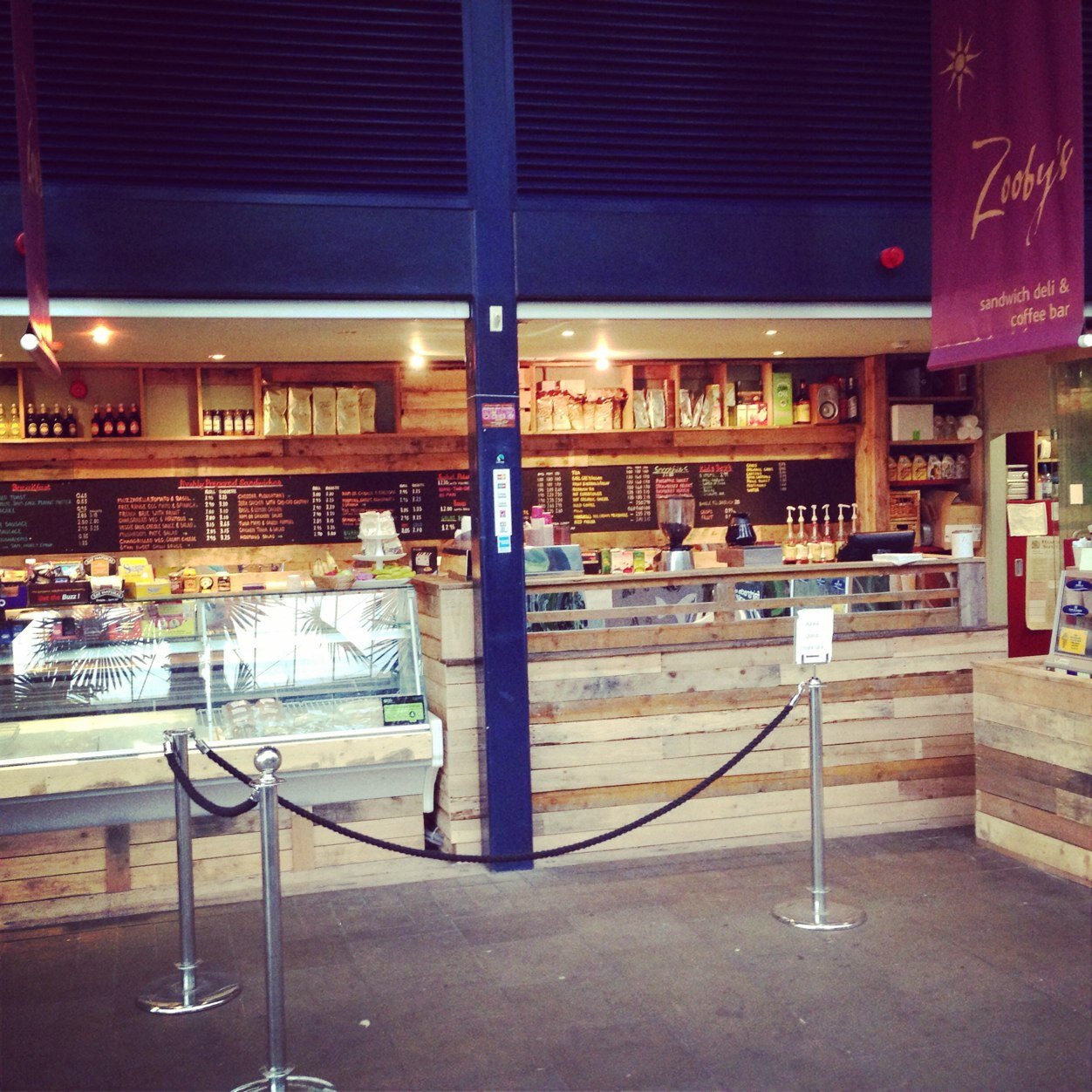 Sandwich deli & fairtrade coffee bar nestled in the heart of the Sheffield Winter Gardens.