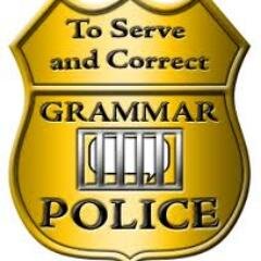 grammarcops12's profile picture. Protecting timelines from unlawful grammar errors