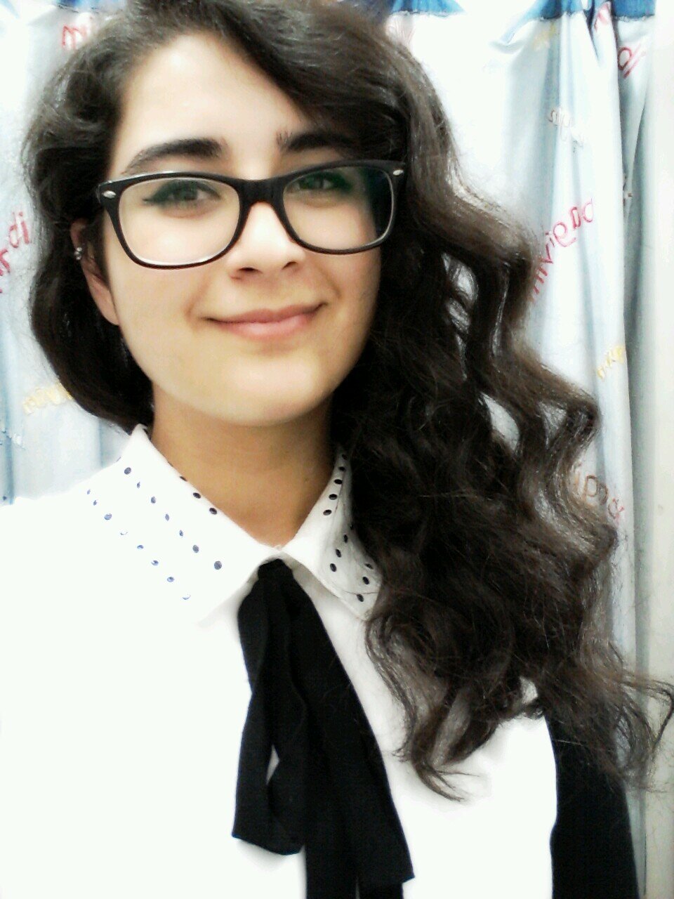 I always smile..