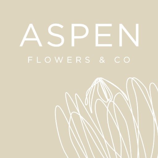 Aspen Flowers & Co is a floral boutique offering simple elegant floral displays which create bold statements.