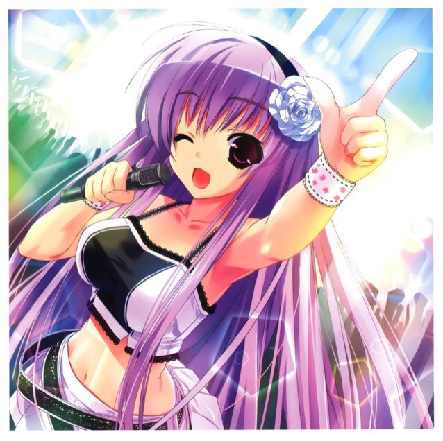 I'm Yuri Suzuki, the bishop of #teamobakeslayer. I'm very perky and love flowers!