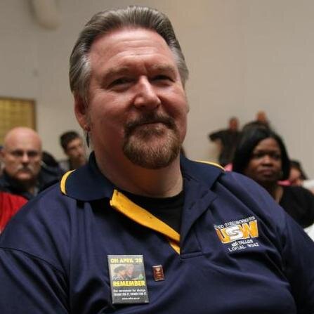 President of Peel Steelworkers Retires (SOAR) Chapter 13. Sergeant@Arms of Peel Regional Labour Council. 
Past President of Bramalea Gore Malton NDP Riding Ass.