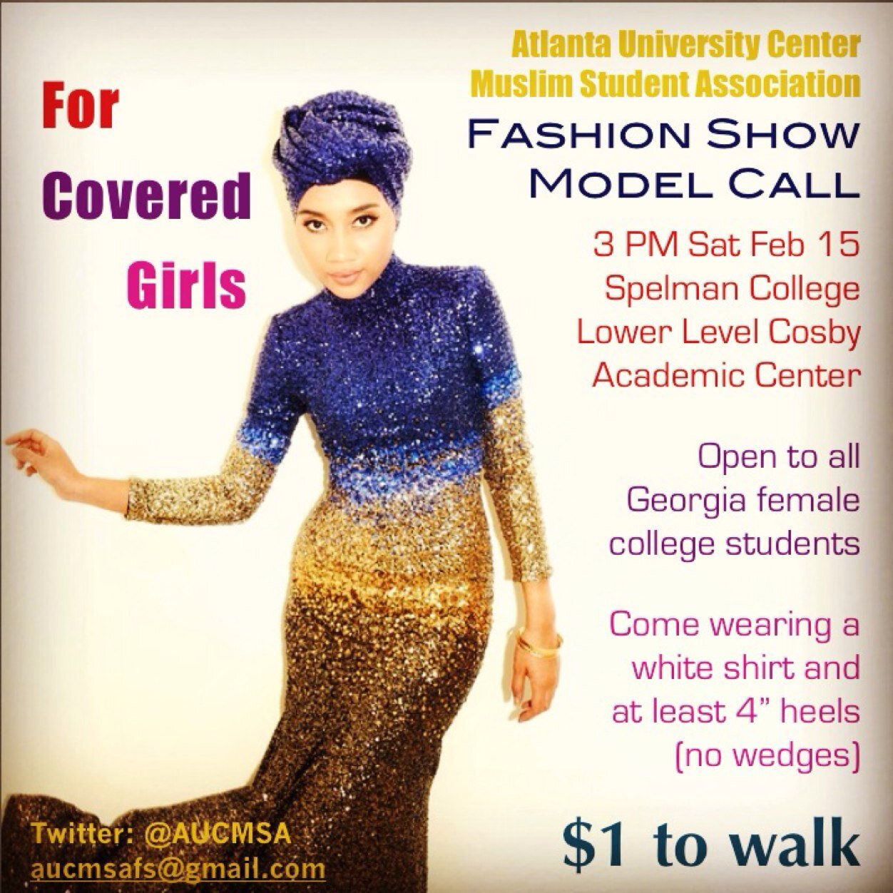 The Atlanta Univeristy Center Muslim Student Association. Morehouse, Spelman, and Clark Atlanta.Promoting Islamic awareness! Instagram: aucmuslim YouTube:aucmsa