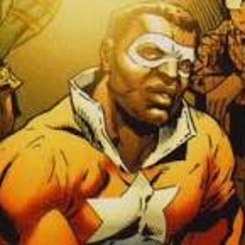 You might know me as the fifth Bucky! The Native American patriot. Battlestar.|Gymnast, body builder. Could be an Olympic Athlete. | Marvel owns