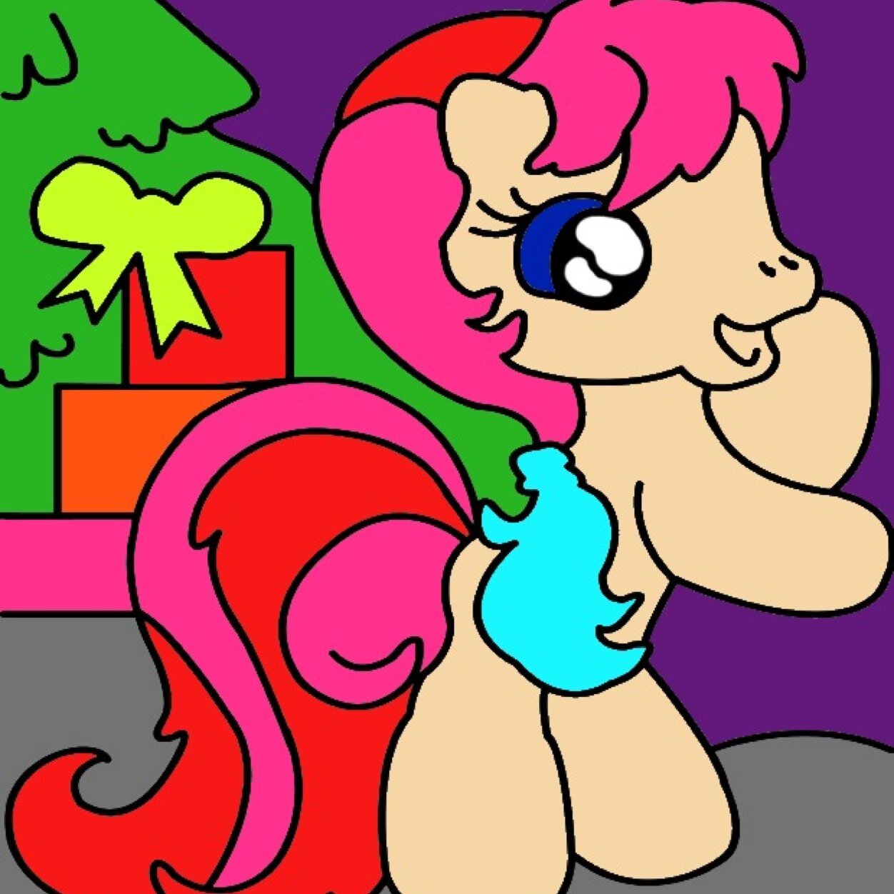 Hey guys! It's me Rainbow Blitz. I'm #Dingle|Hello I'm Pixel Glitch.I work as a DJ. #single. Love ya'll pony friends!
