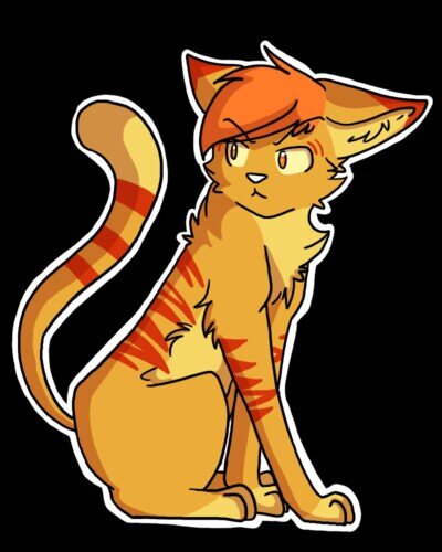 A Orange tabby Tom w/ green eyes (Mate: None) (Clan: none) (Theme song: Timber) #Loner #Male