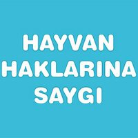HayvanHaklarınaSaygı (@hayhaksaygi) 's Twitter Profile Photo HayvanHaklarınaSaygı (@hayhaksaygi) 's Twitter Profile Photo