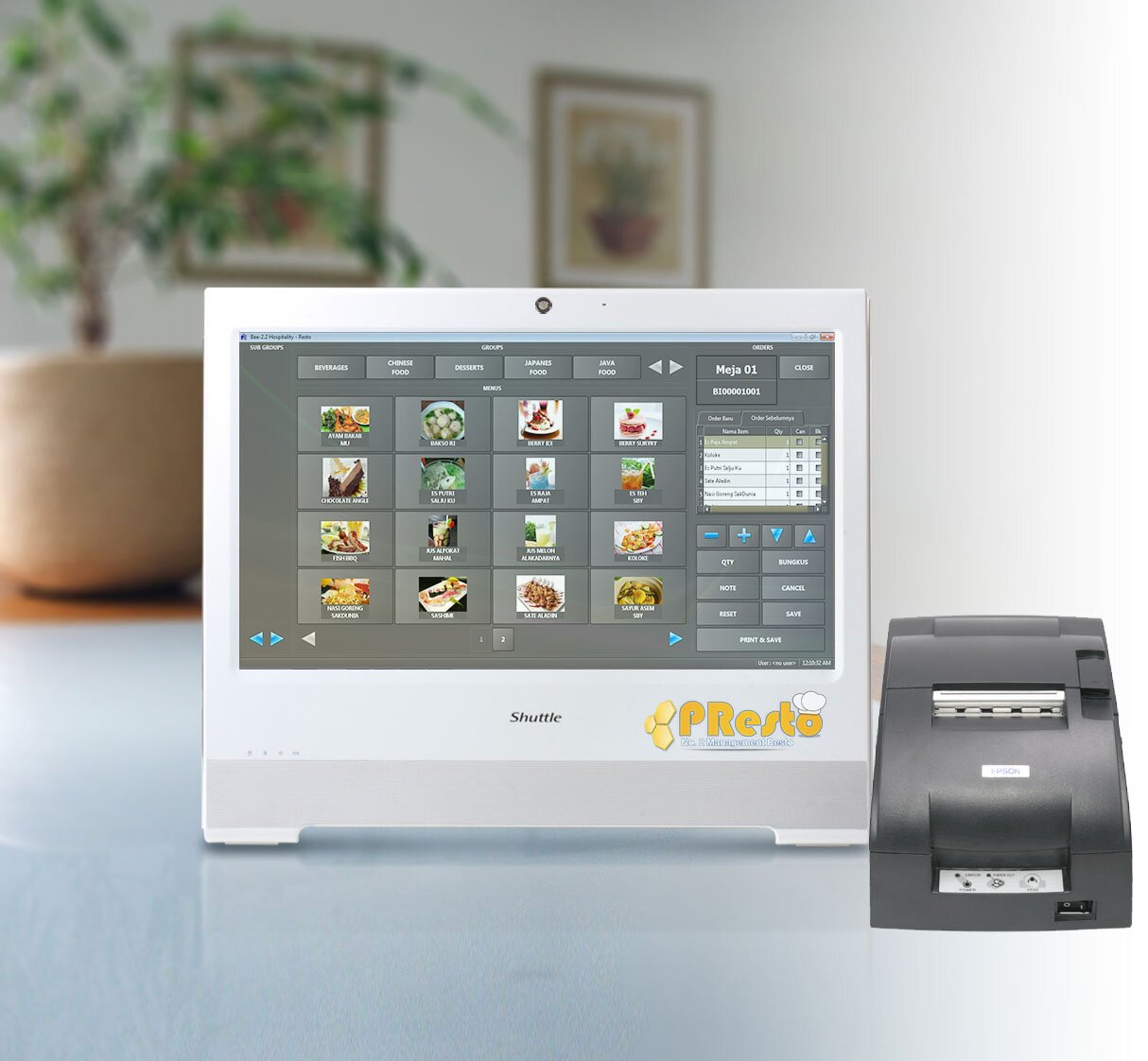 Alat POS Kasir Solusi Perlengkapan Alat Kasir No.3 & Software Resto PResto Info invite Pin BB 2A144B04 / 0856 4100 2958 http://t.co/sMFibLhySf
