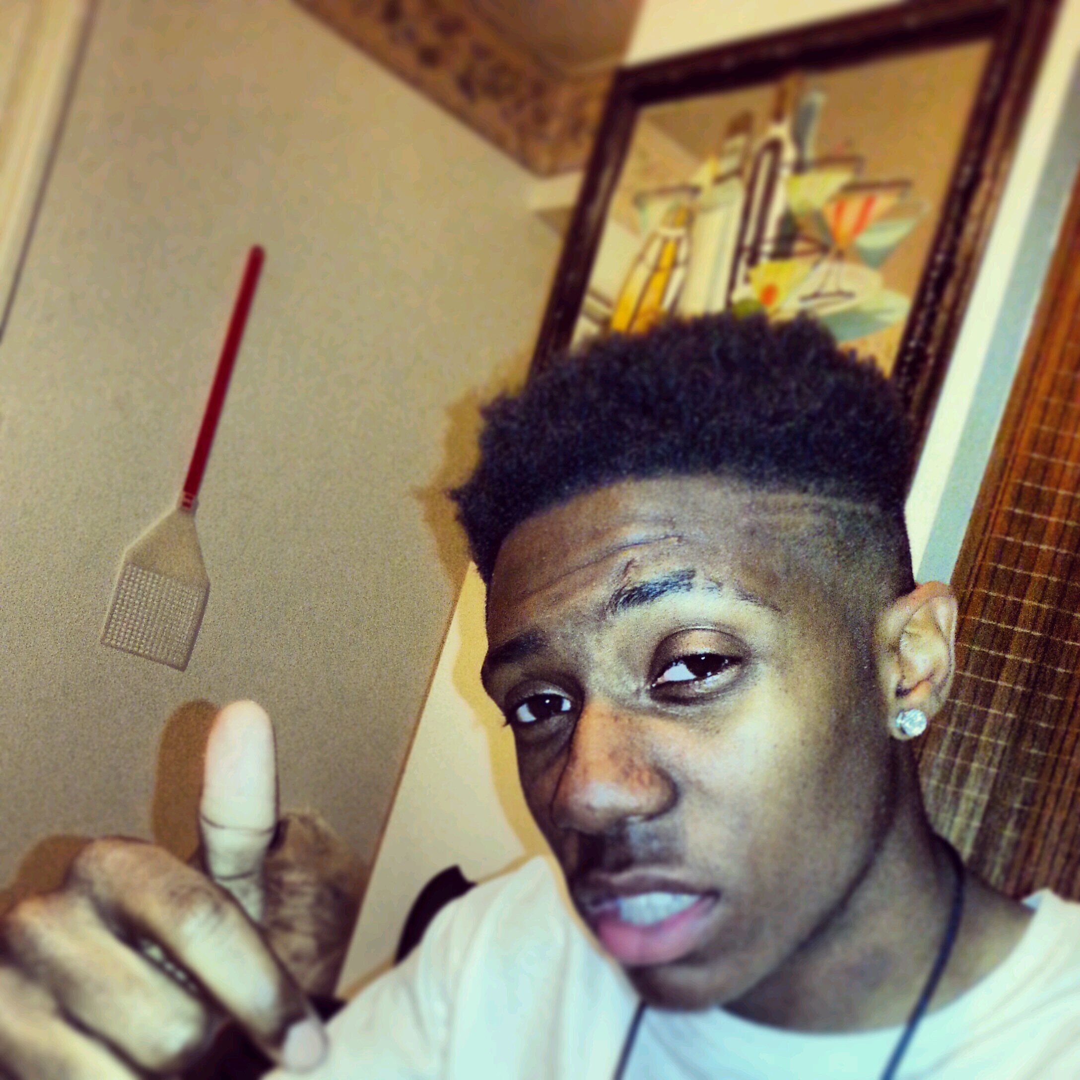 #HustleFlow #GloUpGang #YoungBoss Pg.@ Madison Hs. Score: 15Pts perGame LetssGetit . 2-7-14 J&C