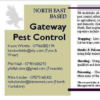 Kevin69305057's profile picture. We undertake methods of general pest control offering competitive rates to agricultural, commercial, industrial and domestic clients throughout the North East.