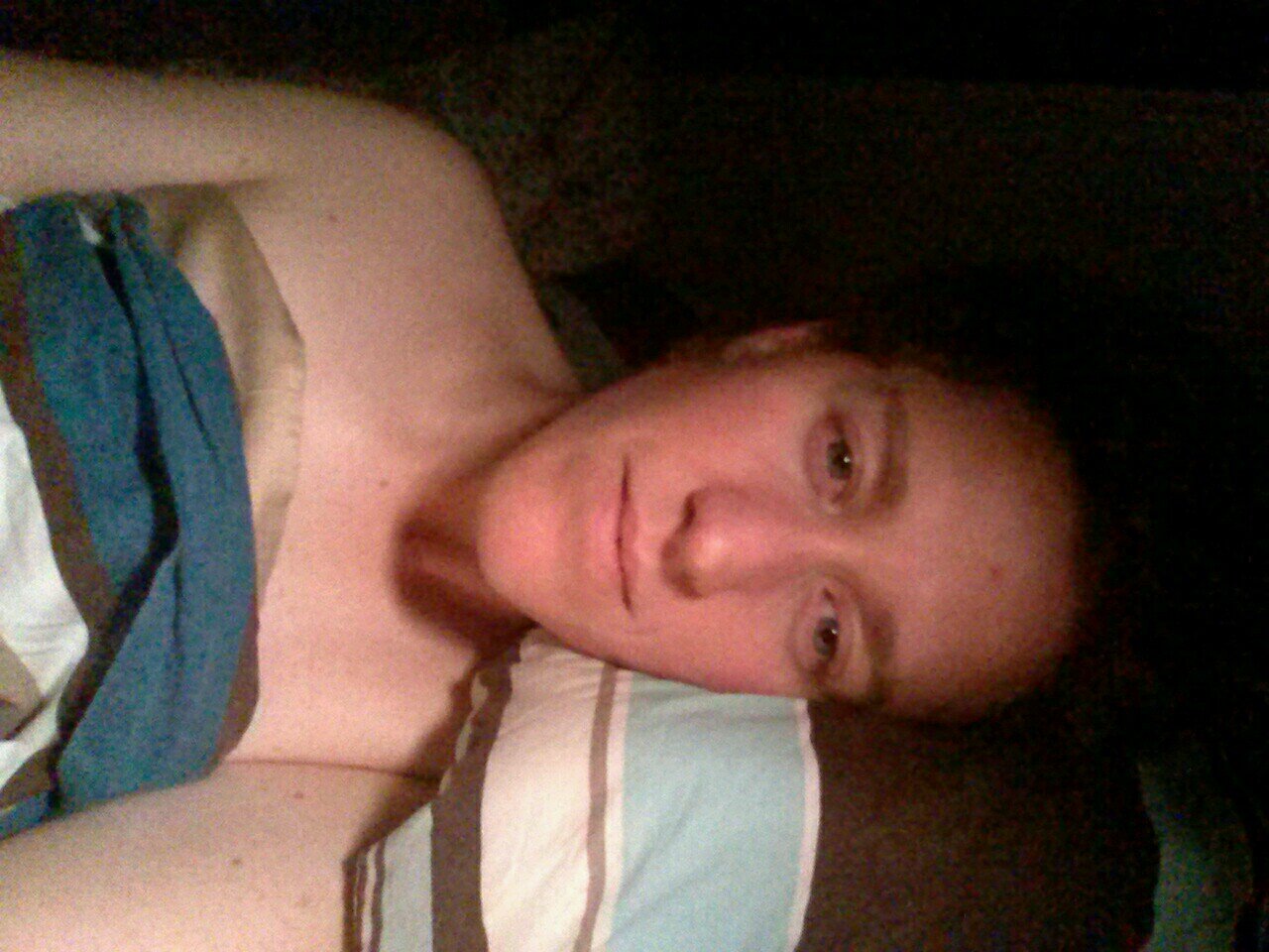 The boy with cobalt-blue eyes