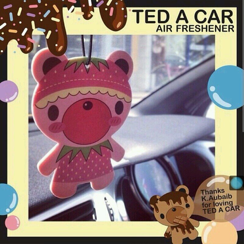 Ted a car air freshener รูปน้องหมีสุดน่ารัก ปรับอากาศได้ทั้งรถ ห้องนอน ตู้เสื้อผ้าและห้องครัวจ้า สนใจสอบถาม line : phungjajha
