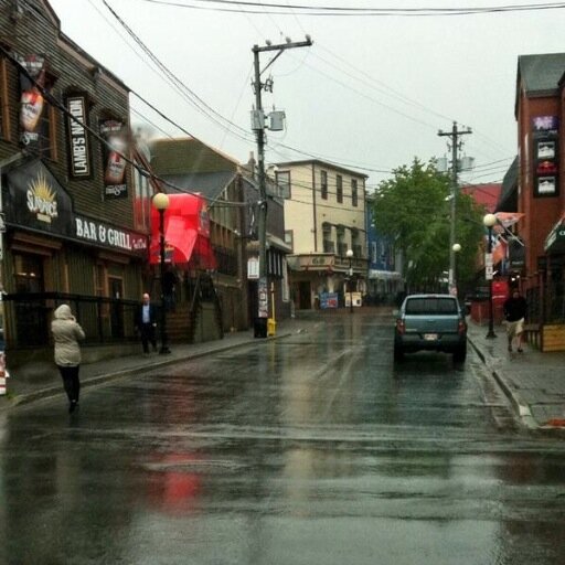 GeorgeStreet: where behaviour is reckless, dignity is lost, and memories are scattered. True stories, happened to a friend of a friend of mine. St. John's, NL.
