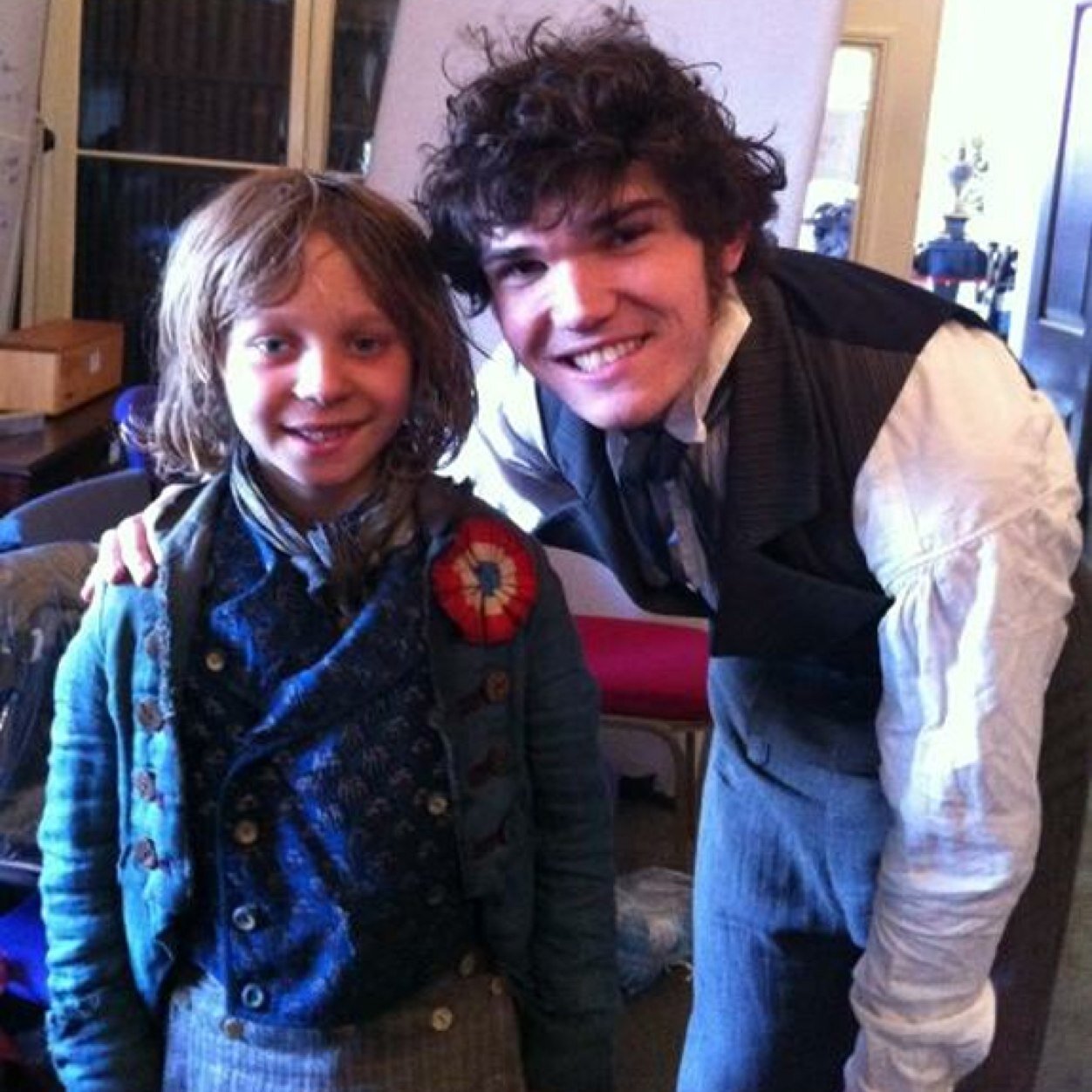 Courfeyerc, that's me, the center of the Amis. Little Gavroche is my best friend.