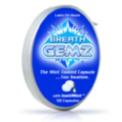 #Breathgemz, the Mint-Coated Capsule You Swallow.  Clinically shown to give you long lasting fresh breath.  Follow us to get a free sample pack today