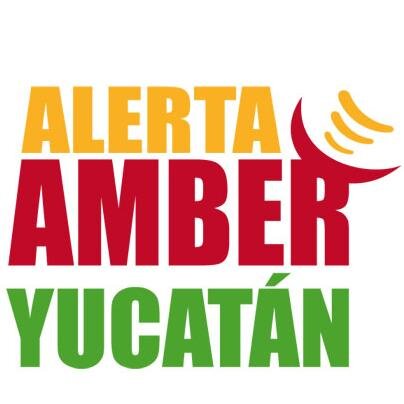 Cuenta oficial del programa #AlertaAmber de la Fiscalía General del Estado de Yucatán para la busqueda y pronta localización de niñas, niños y adolescentes